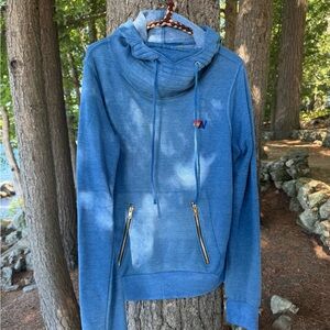 Aviator Nation Ninja Hoodie Faded Water M